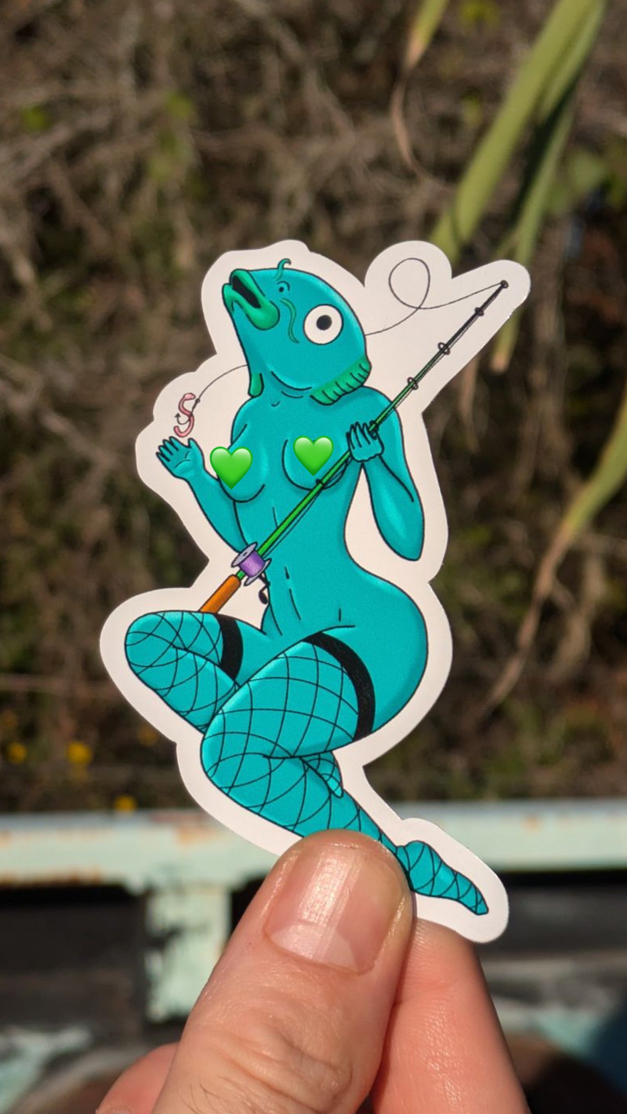 Catfished Sticker