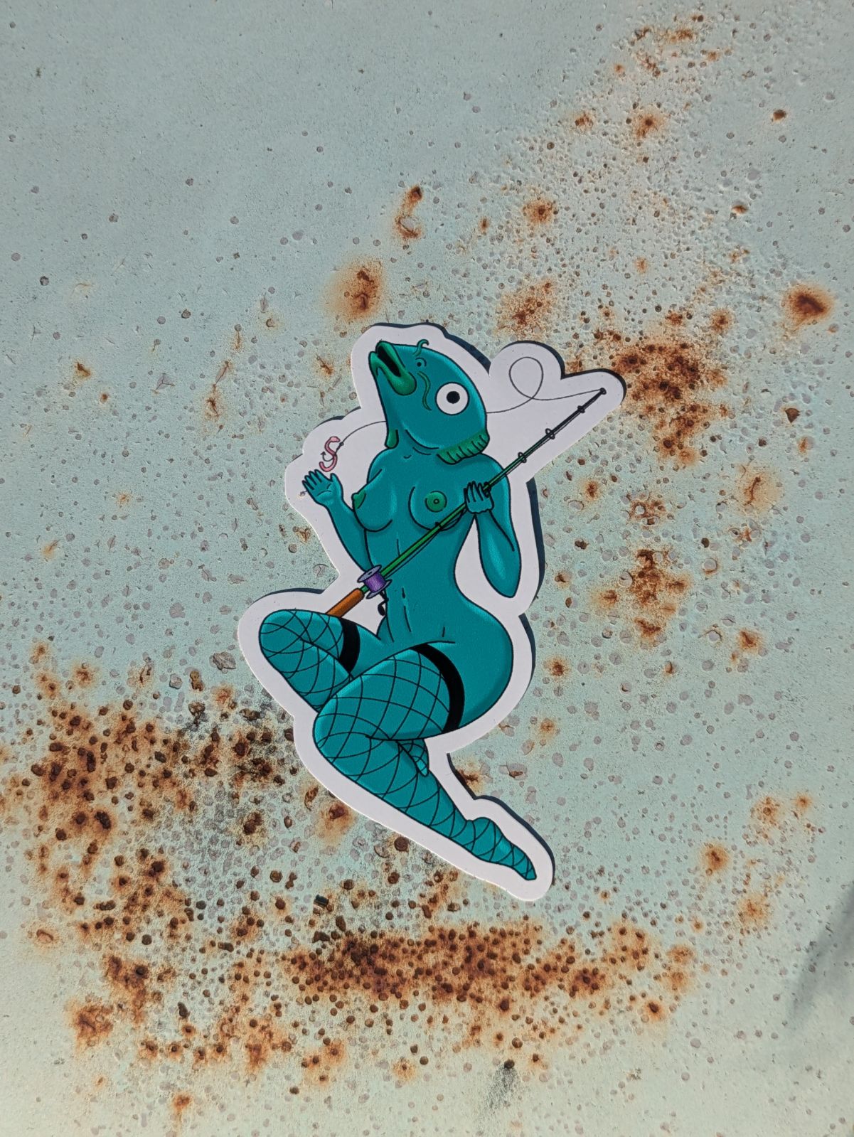 Catfished Sticker