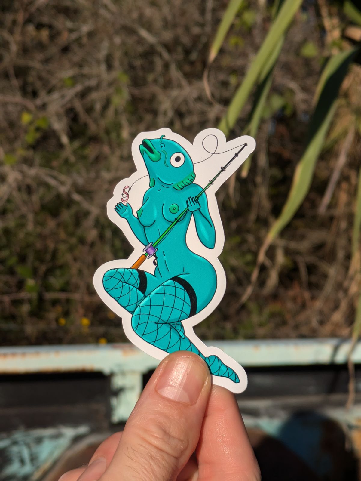 Catfished Sticker