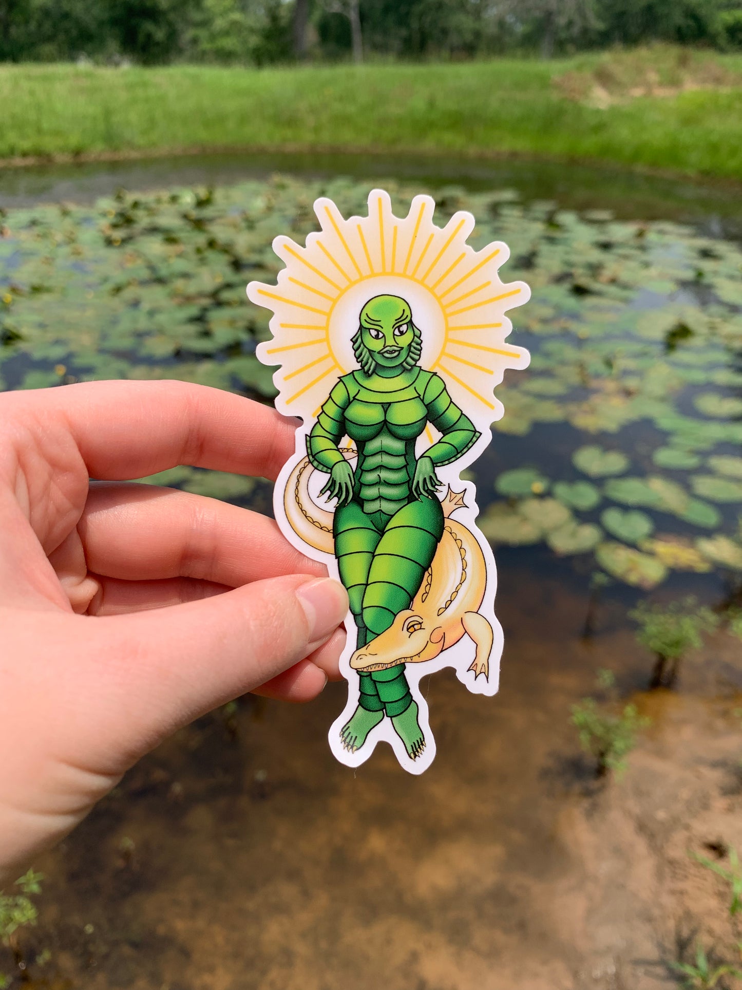 Swamp Goddess Sticker