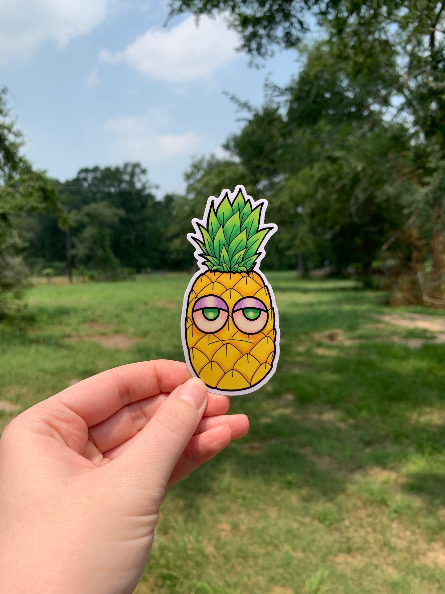 Stoned Pineapple Sticker