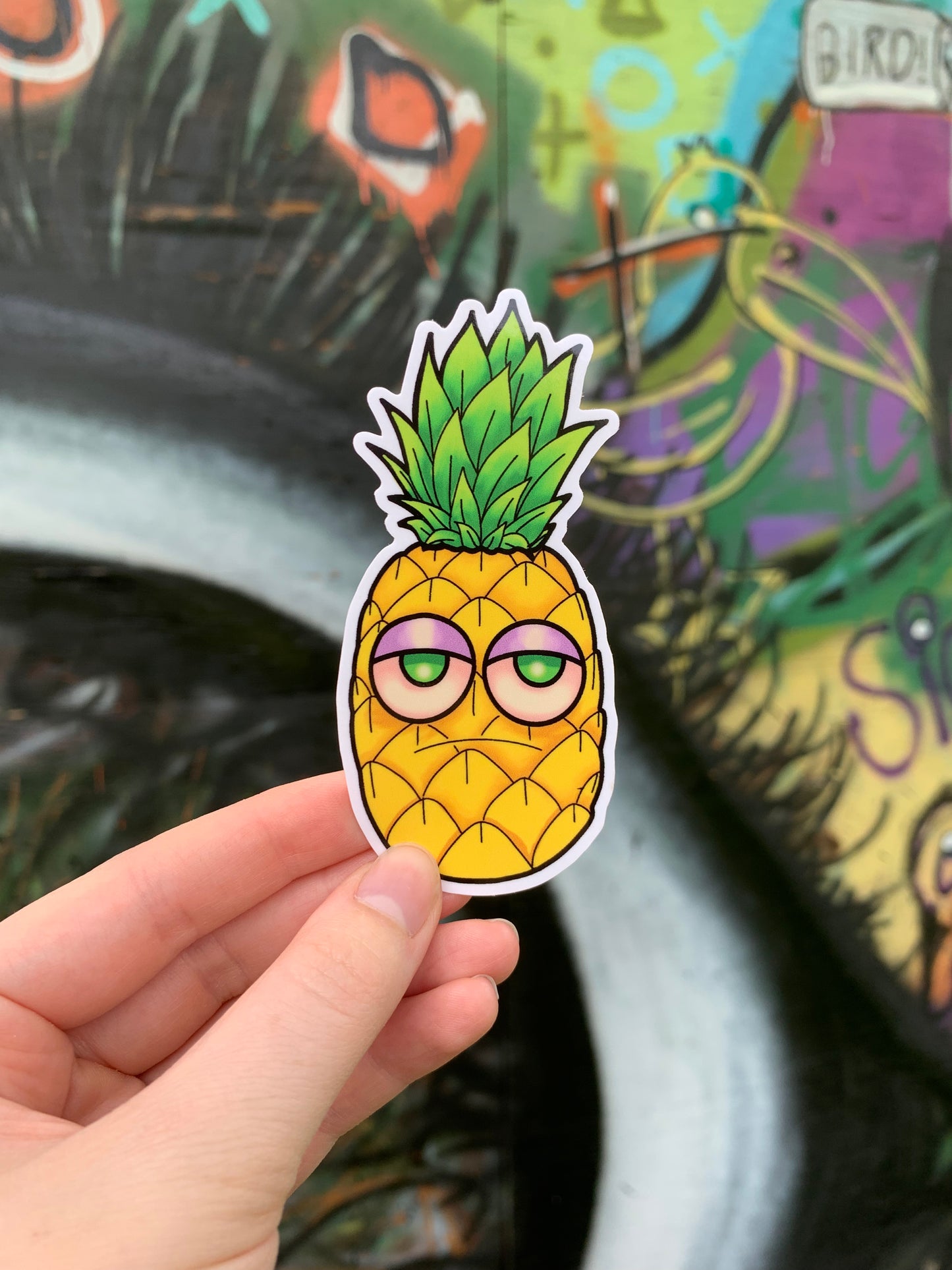 Stoned Pineapple Sticker