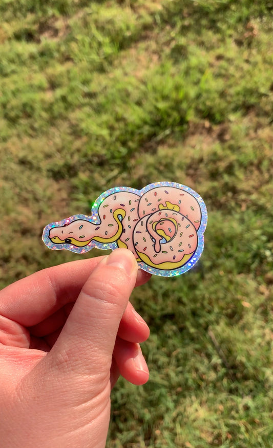 Sparkly Donut Snake